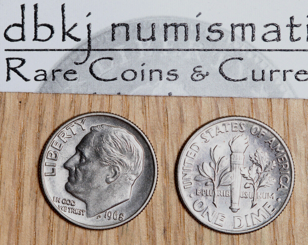 1968 (P) Roosevelt Dime 10¢ - BU - Brilliant Uncirculated