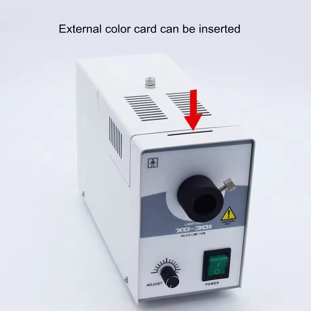 150W Single Hole Portable Halogen Cold Light Source for Microscope Endoscope