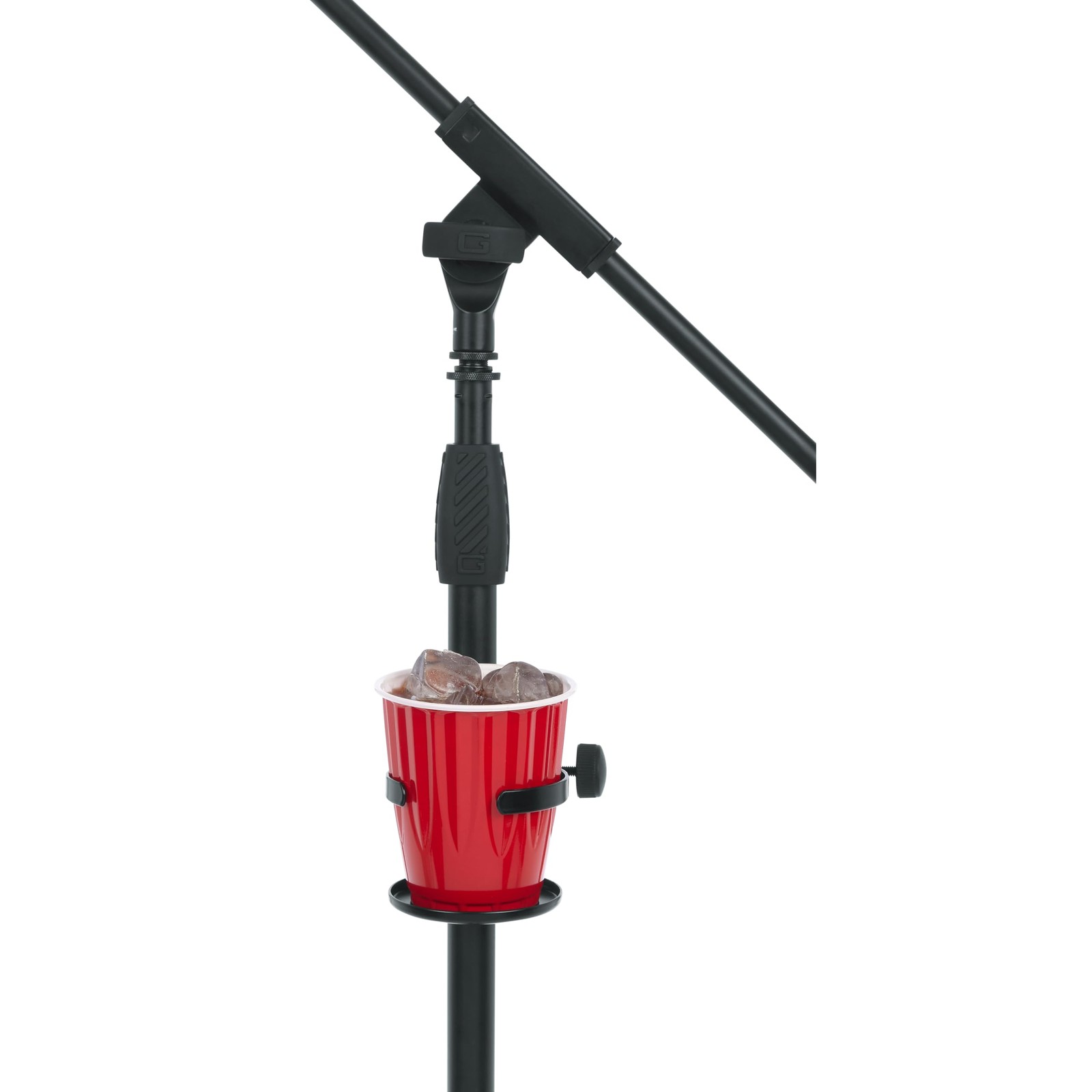 Clamp On Drink Holder for Microphone Stand Single Cup Accessory