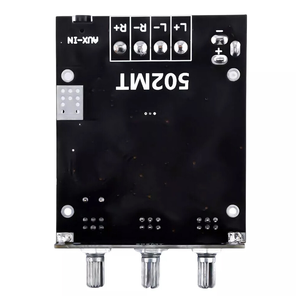 2x ZK-502MT 50W*2 Bluetooth 5.2 Audio Amplifier Board Module Tone Adjustable