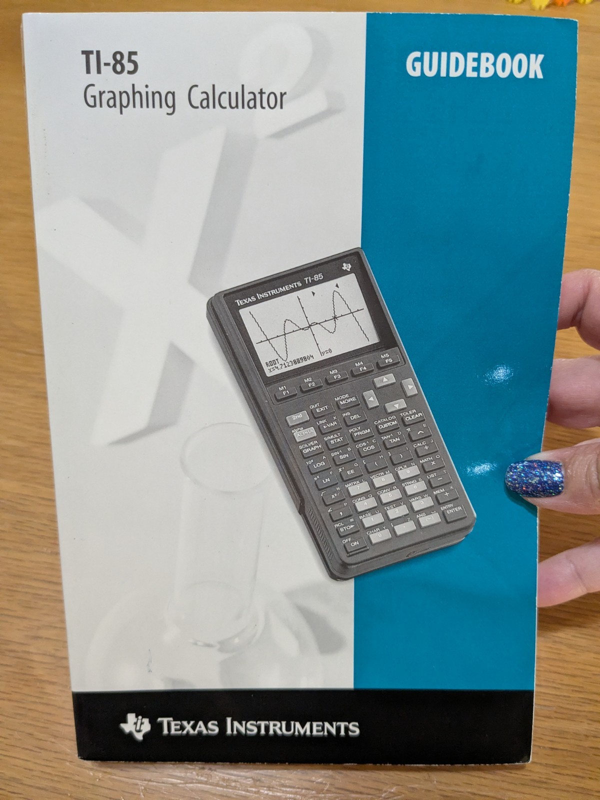 Texas Instruments TI-85 Graphing Calculator Guidebook Instruction Manual