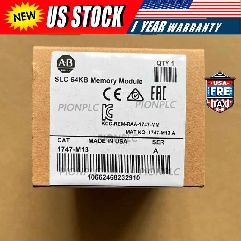 AB 1747M13 SER A SLC EEPROM Memory Module 1747-M13 NEW IN BOX US Free Tax