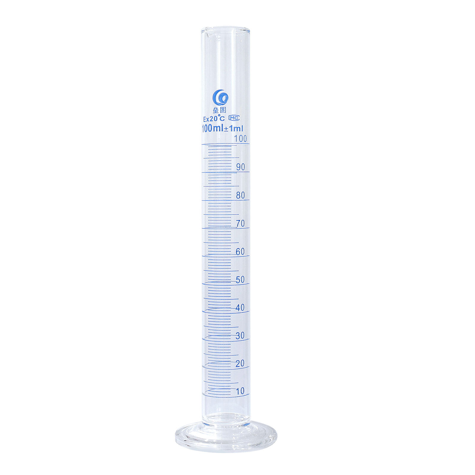 100ml 3.3 Borosilicate Glass Graduated Cylinder, Round Base Measuring Cylinder