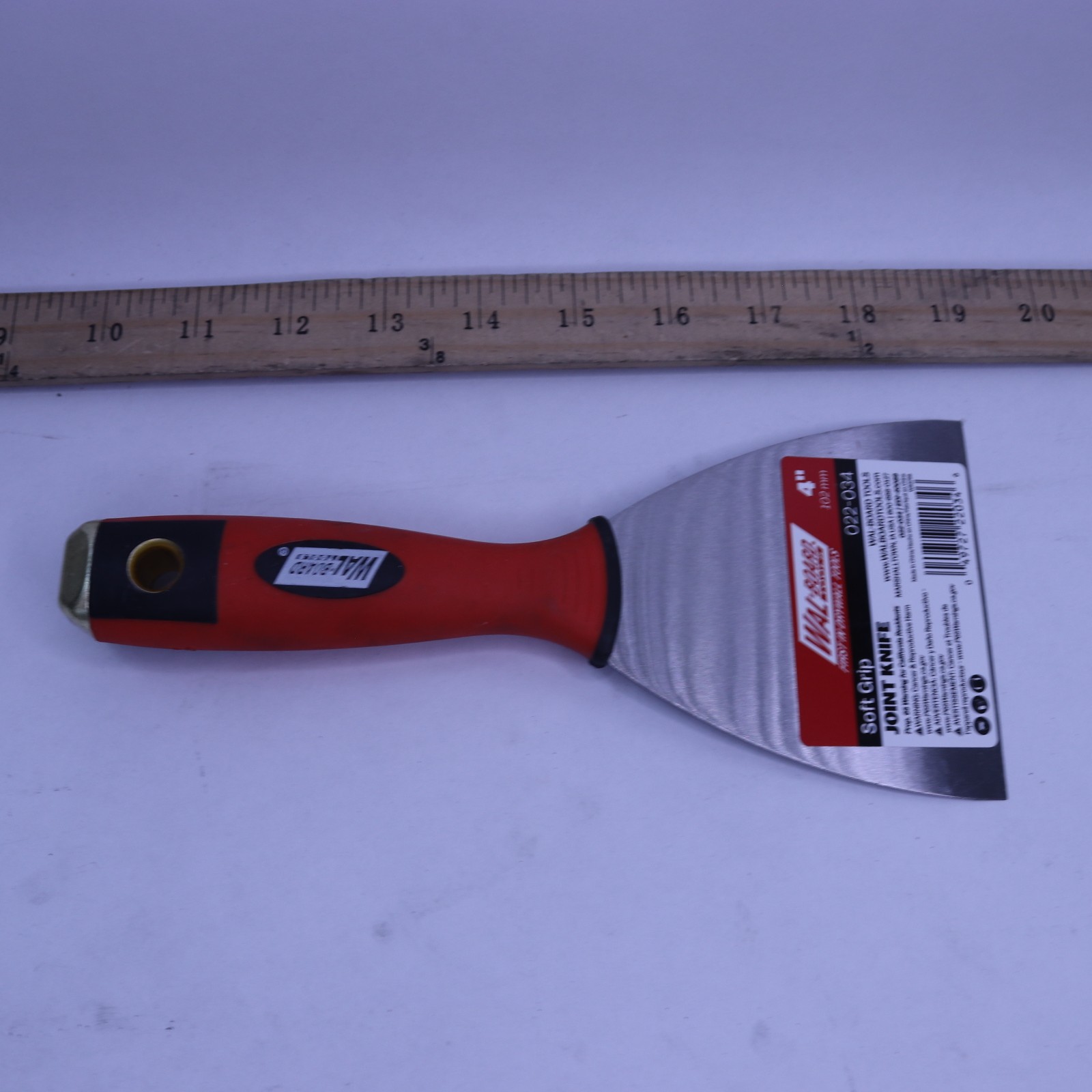 Wallboard Tools Hammer-End Knife Soft Grip Handle Carbon Steel 4" 22-034