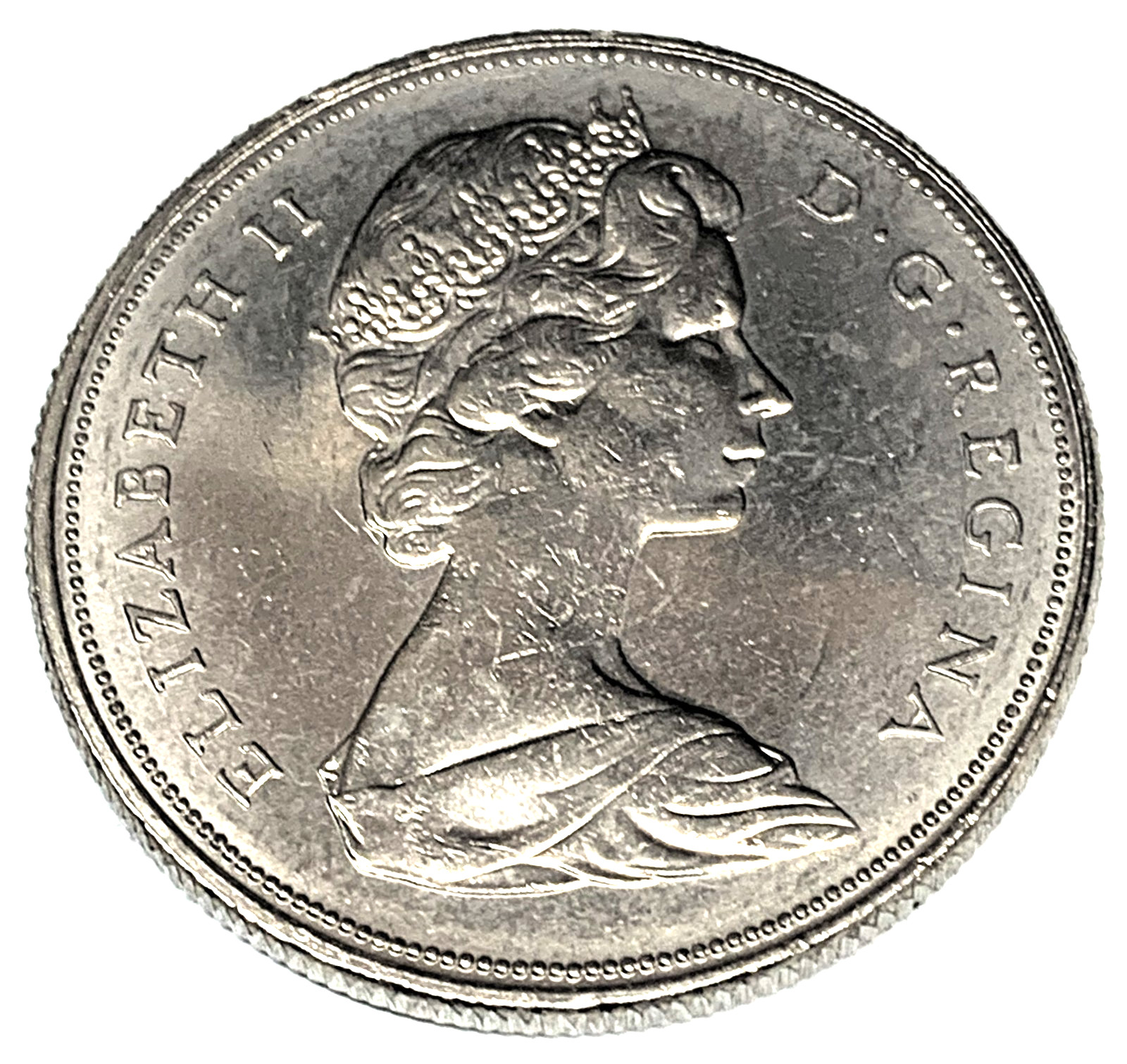# C7312 CANADA COIN, ONE DOLLAR 1968 UNC
