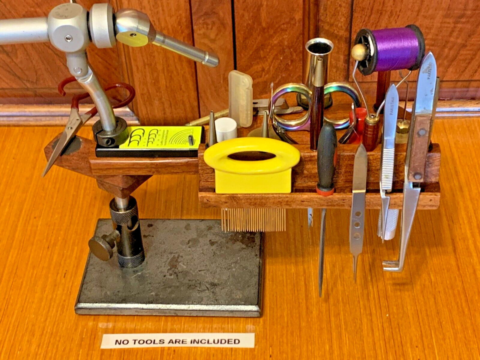 WADE'S FLY TYING VICE TOOL CADDY THREAD AND BEAD ORGANIZER / AND QUICK DRAW KIT