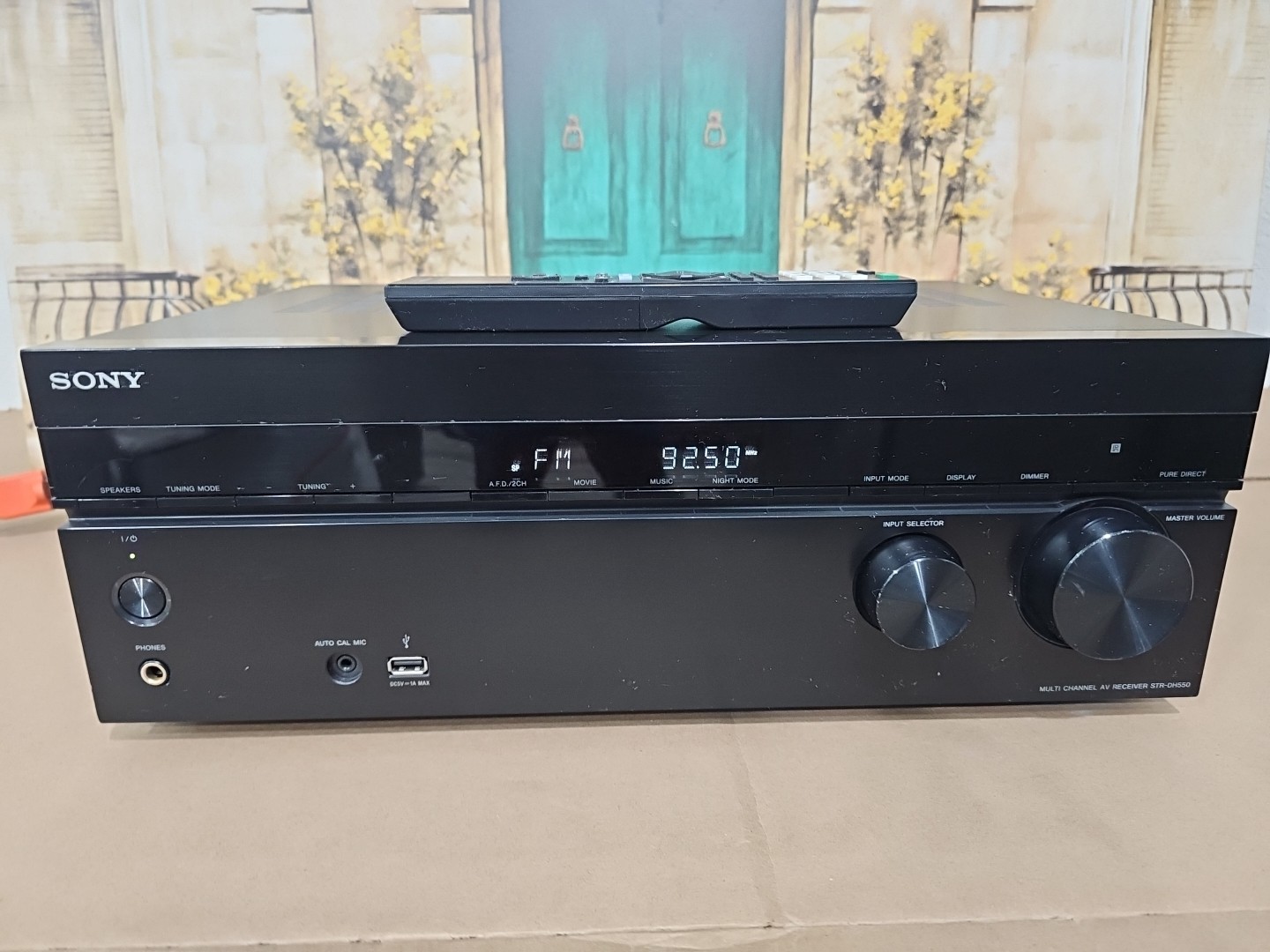 Sony STR-DH550 5.2 Channel 4K AV Receiver w Remote Bundle NICE