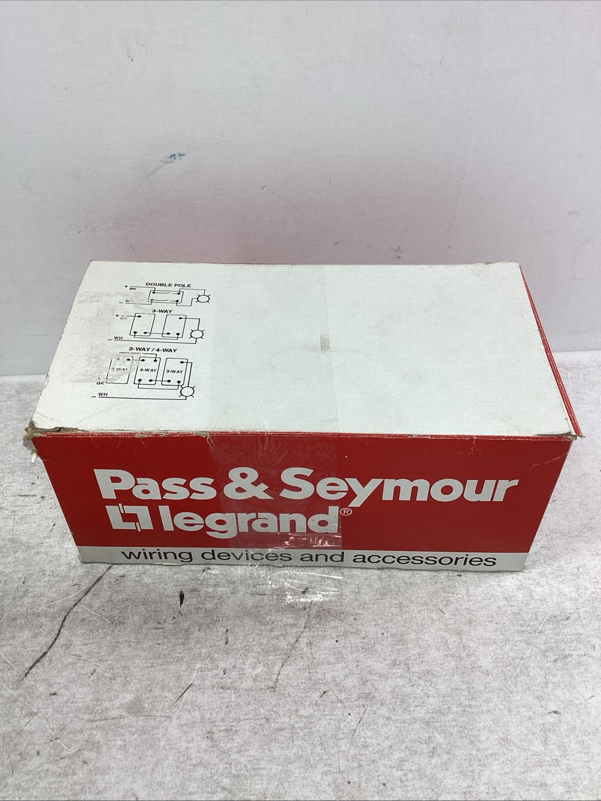 Box of 8 Legrand CS20AC1-W Single Pole Switch