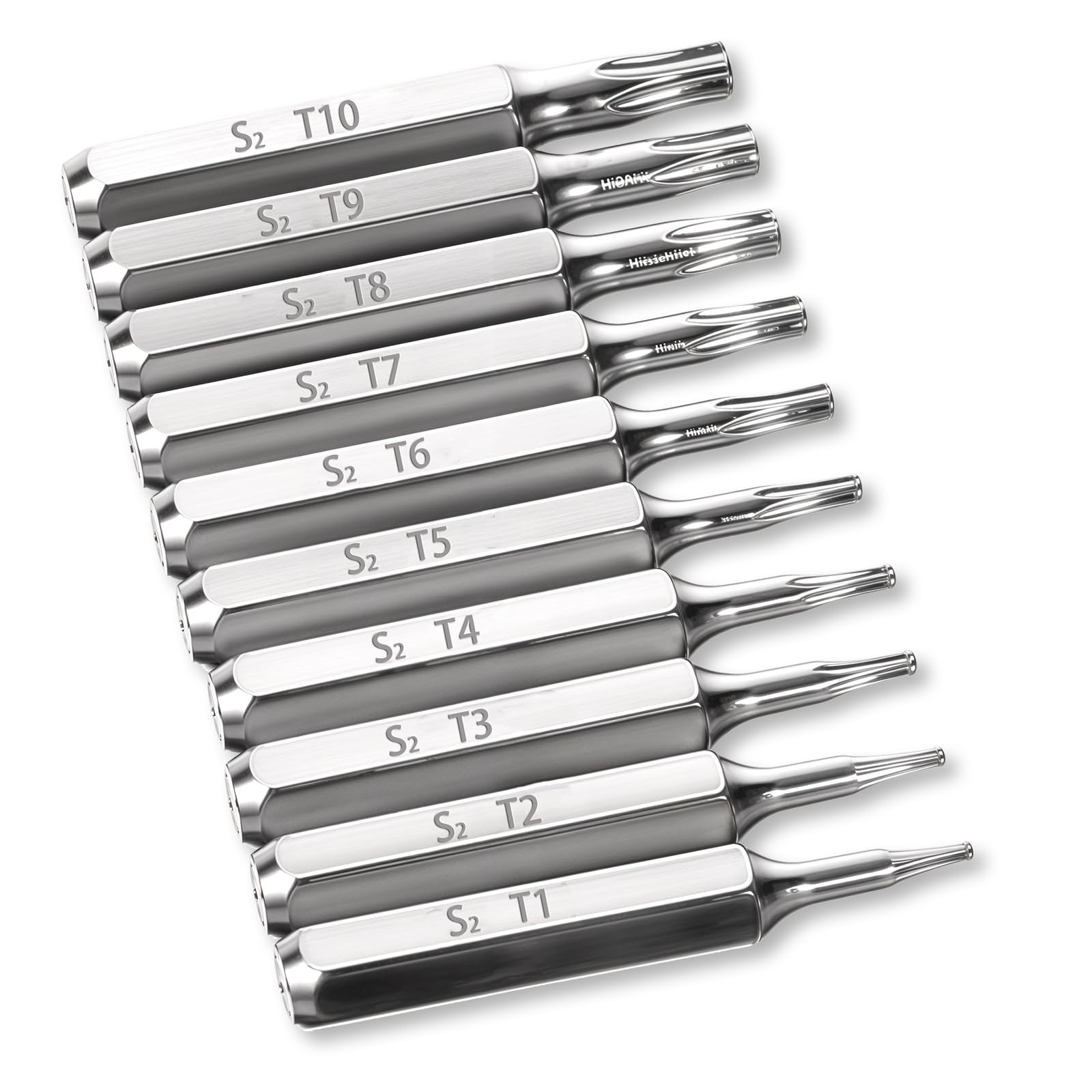10PCS Security Torx Bit Set, Precision Torx Bit Set T1 - T10 Miniature Screwdriv