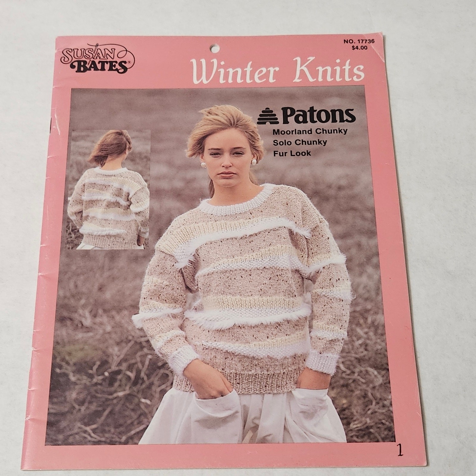 Winter Knits Patons Moorland Chunky Solo Chunky Fur Look No. 17736