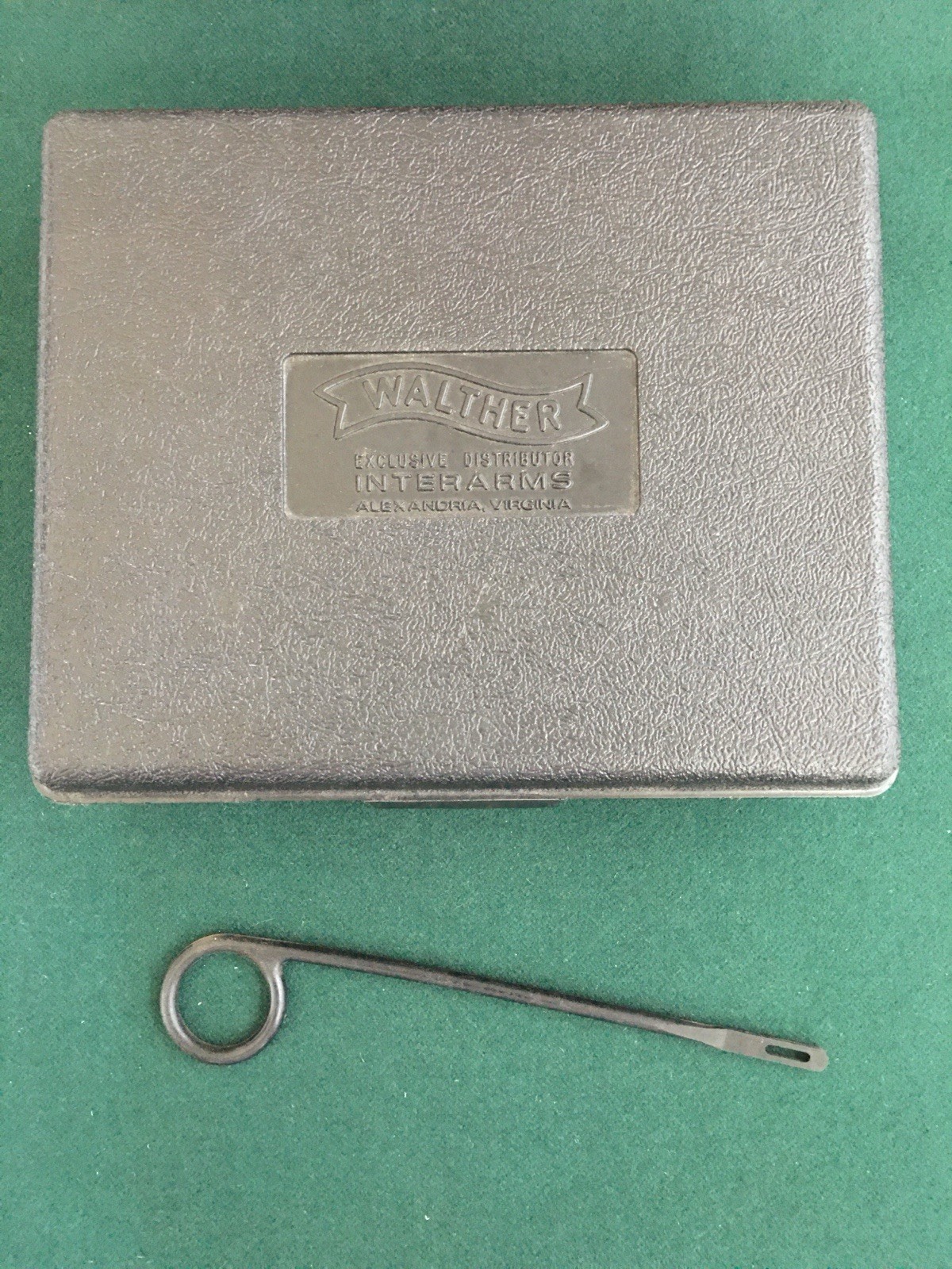 Walther / Interarms PPK or PPK/s Factory Box / Case & Cleaning Rod - Very Nice!