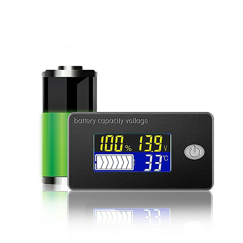12V-36V Battery Status Charge Capacity LCD Digital Indicator Monitor Meter Gauge