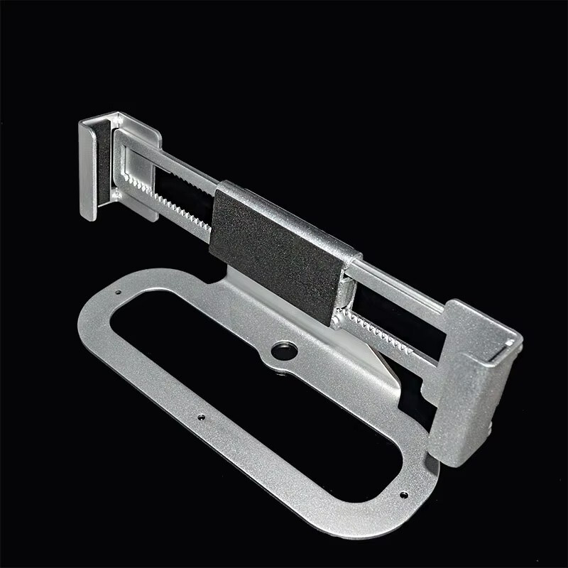 Laptop Lock Dock Retail Anti Theft Holder Adjustable Width Silver B1405