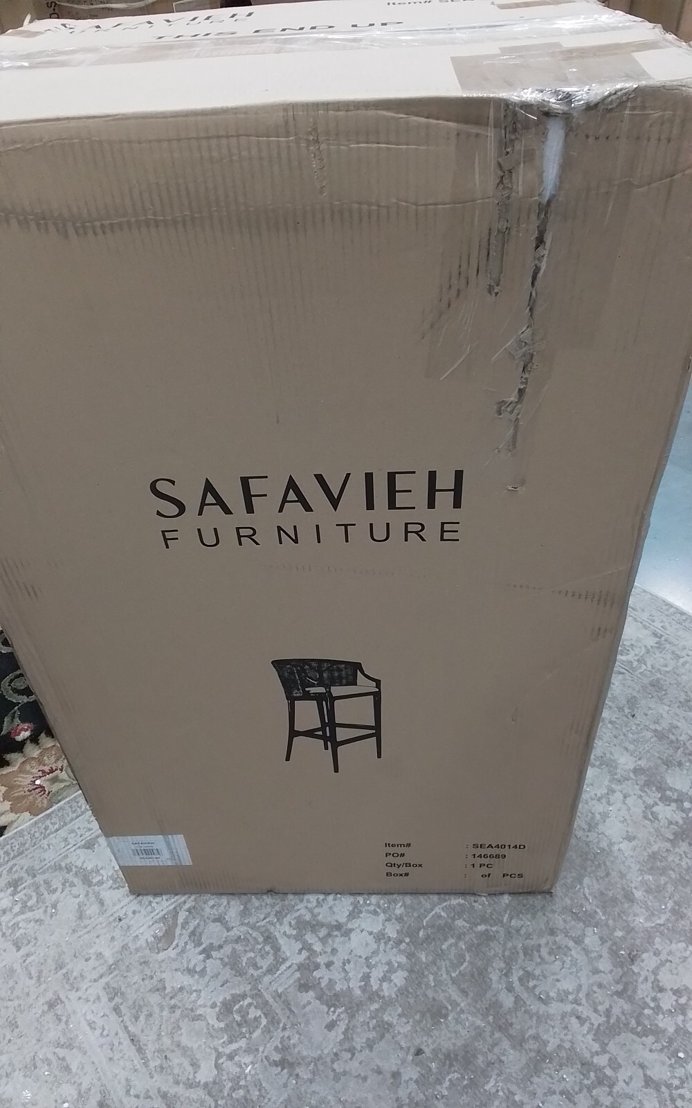 Safavieh BRANDO BARSTOOL, Reduced Price 2172754076 SEA4014D