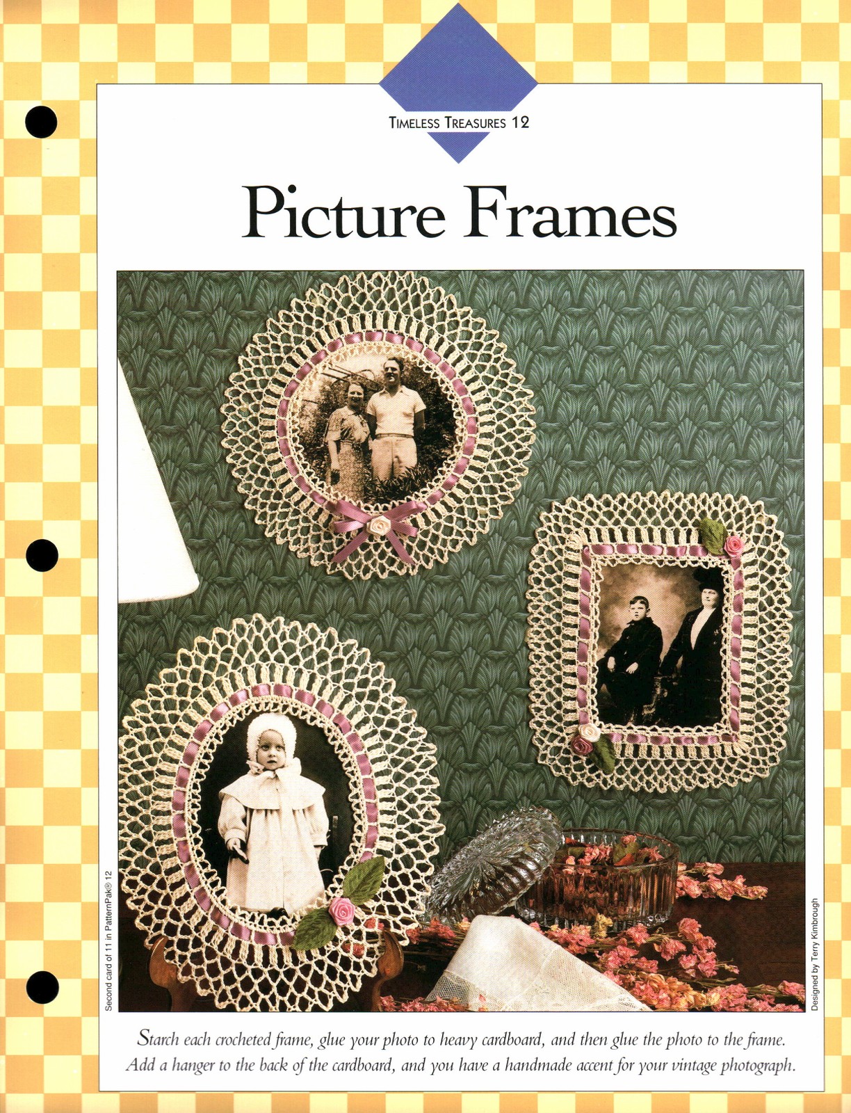 Picture Frames - Timeless Treasures 12 | Vanna Crochet Faves 85120-B