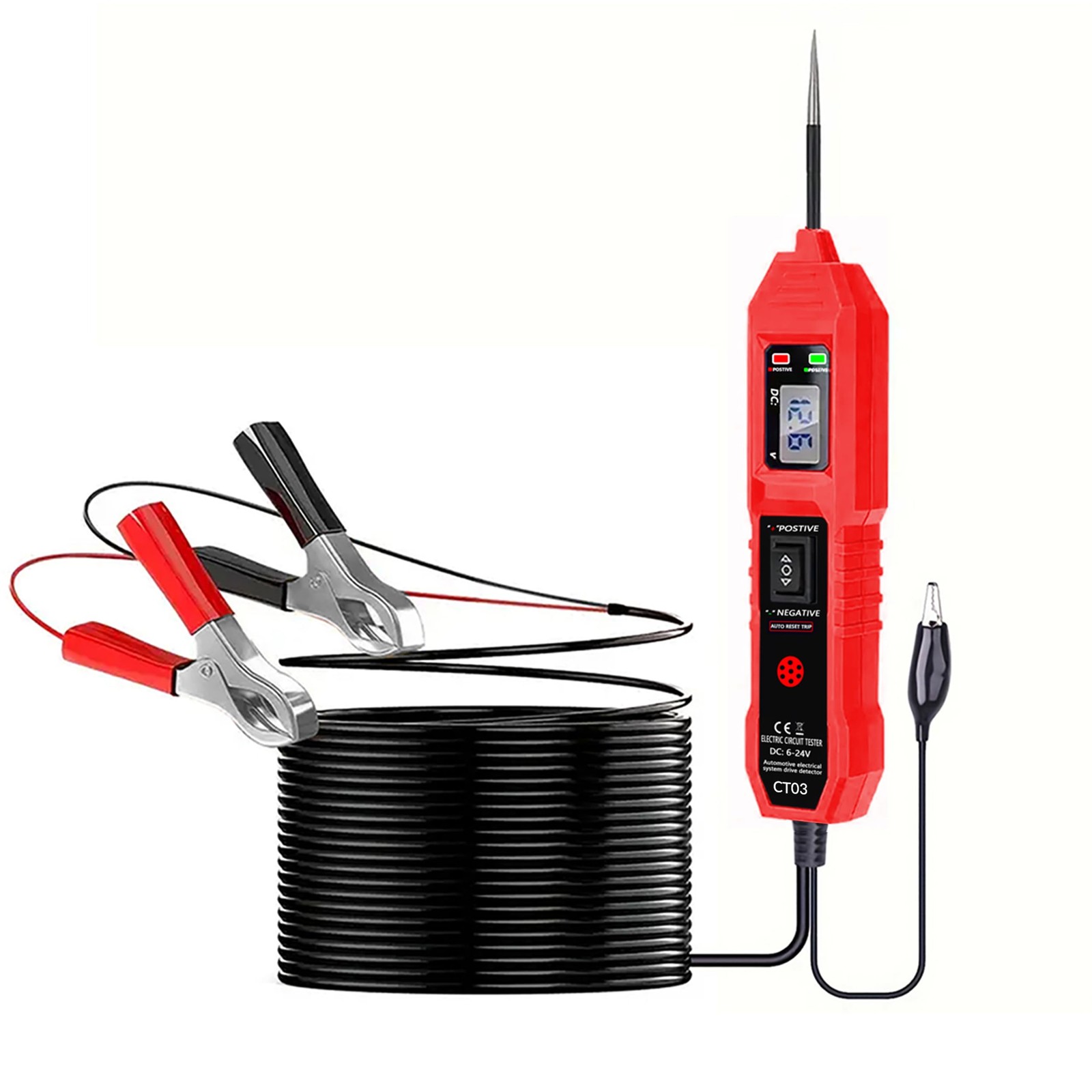 CT03 Power Circuit 1.3 inches (W) x 1.5 (L) x 9 (H), Red