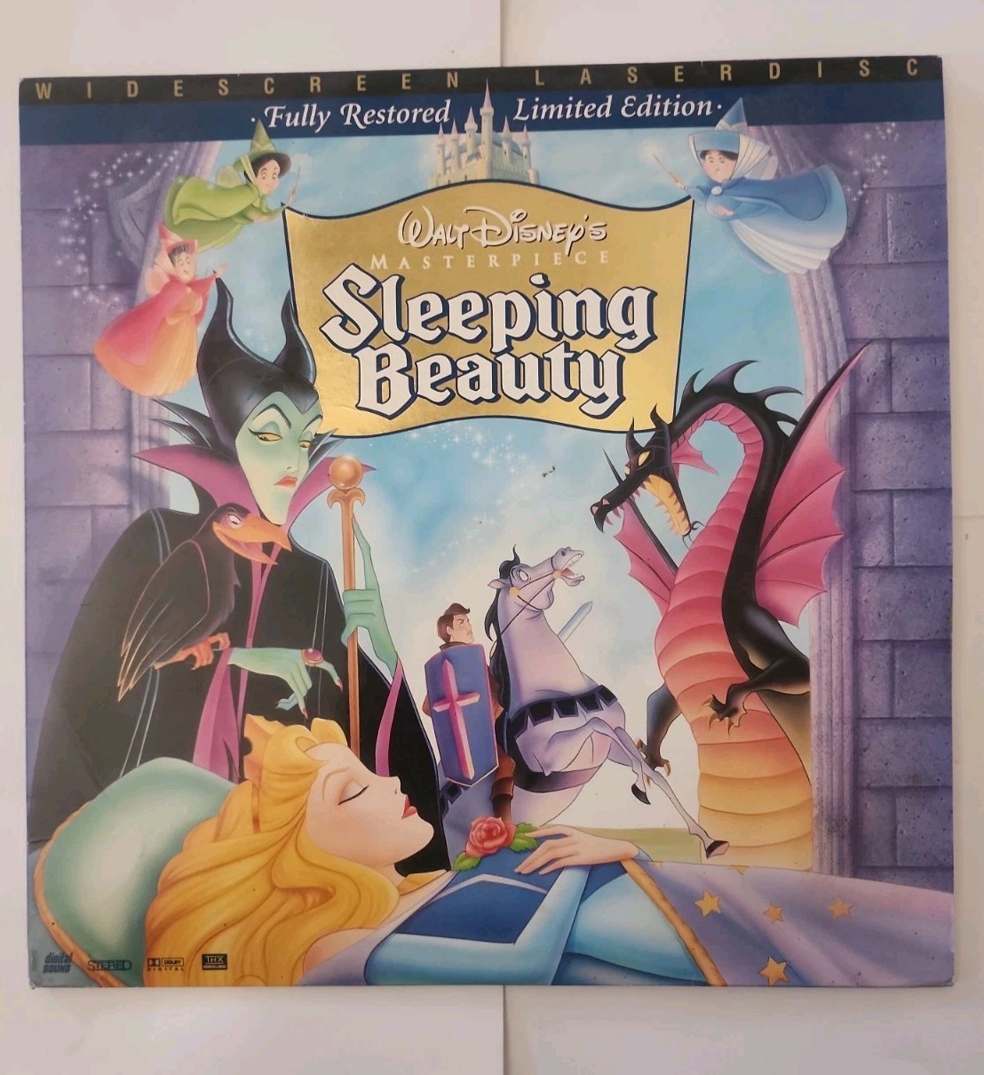 Walt Disney’s Sleeping Beauty LaserDisc Limited Edition Masterpiece Great Condit