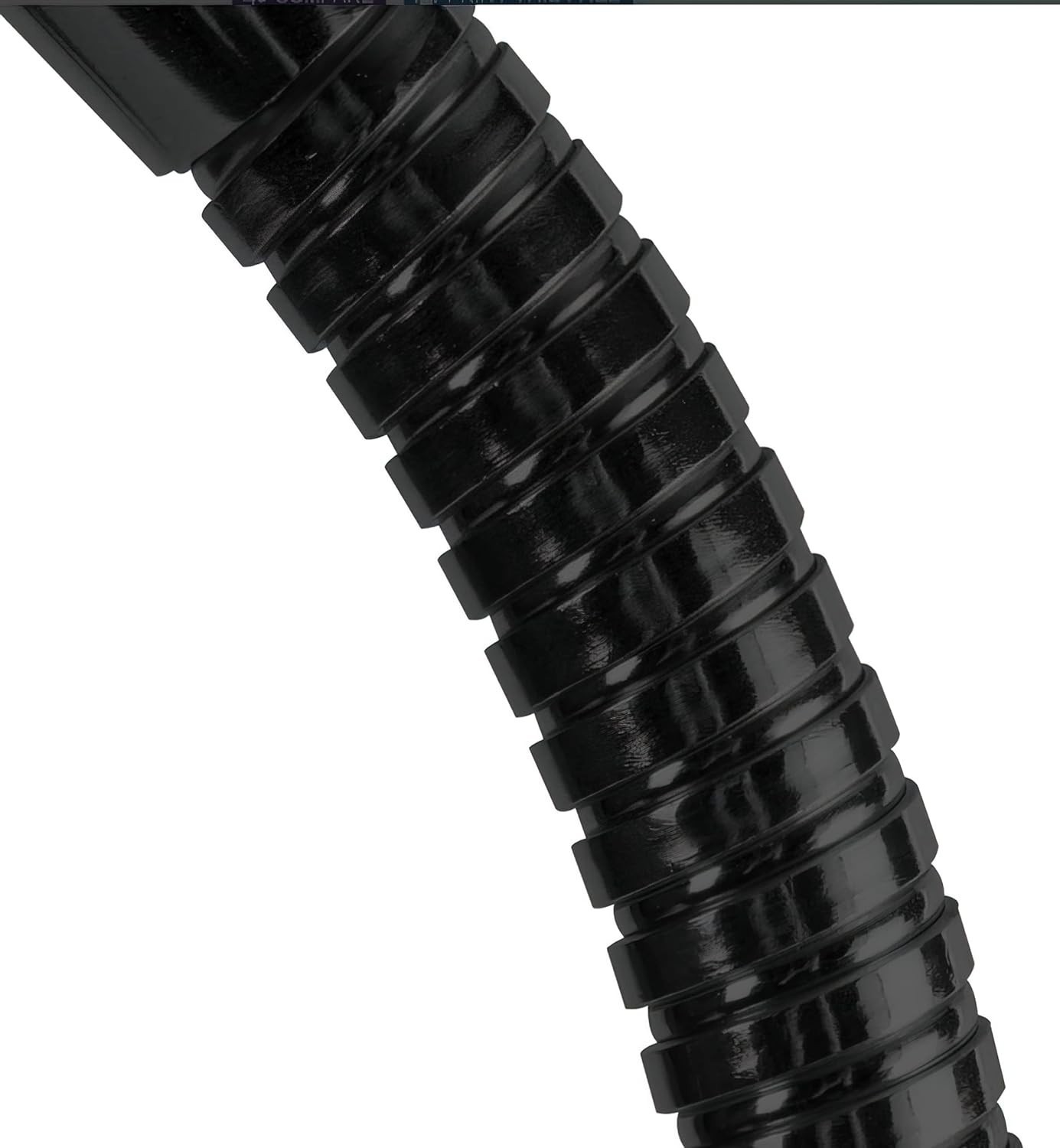 13" Flexible Microphone Gooseneck in Elegant Black - Precision Placement