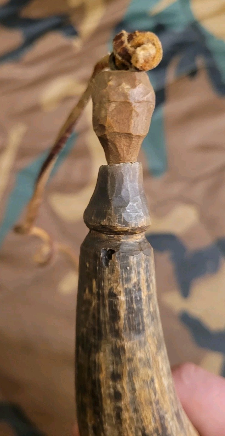 Vintage Muzzleloading Powder Horn