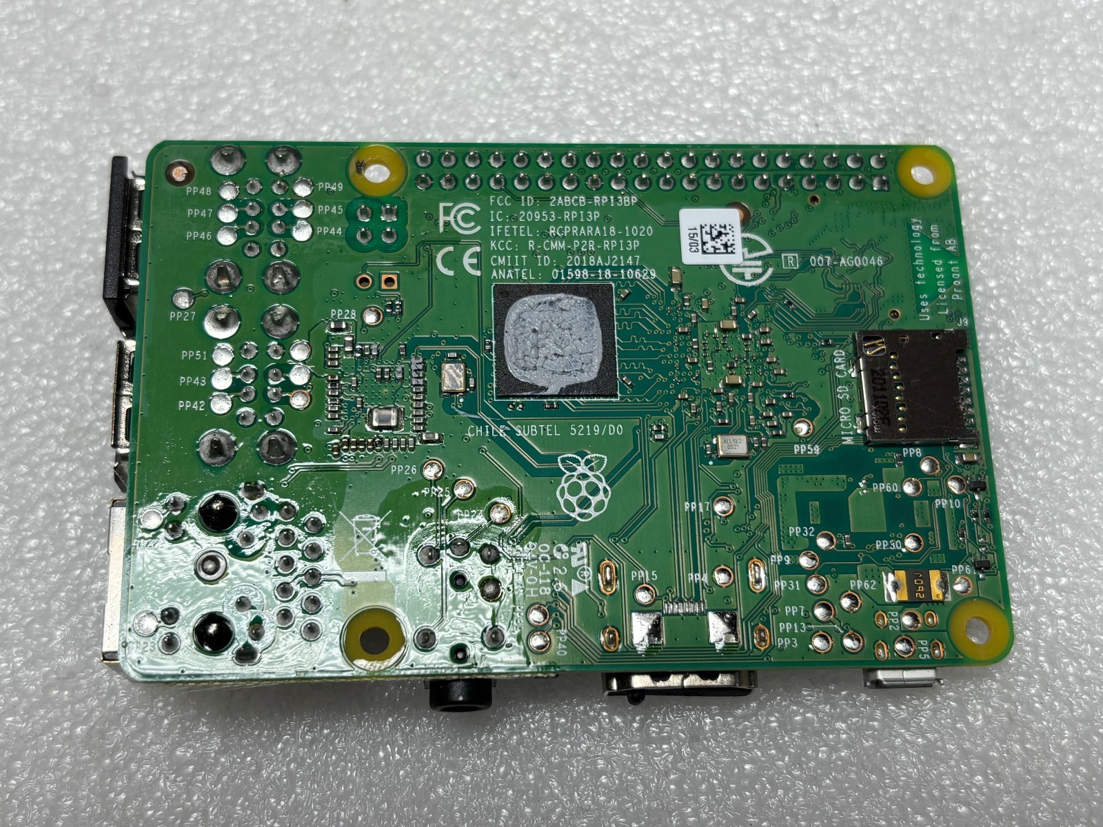 Raspberry Pi 3 Model B+ Single Board Computer With Metal Case and AC Adapter