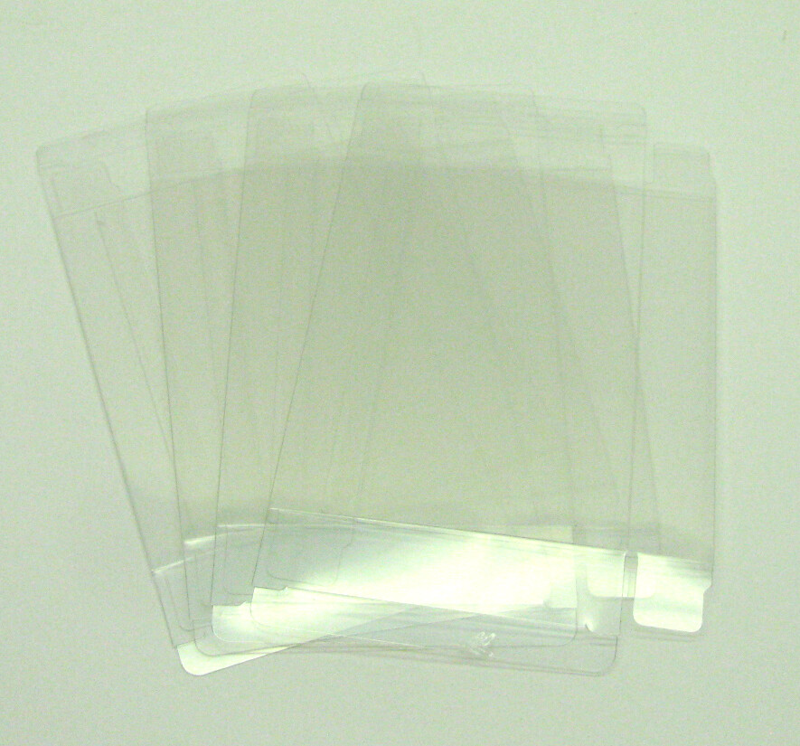 5X NINTENDO FAMICOM LARGE CIB GAME - CLEAR PLASTIC PROTECTIVE BOX - READ!