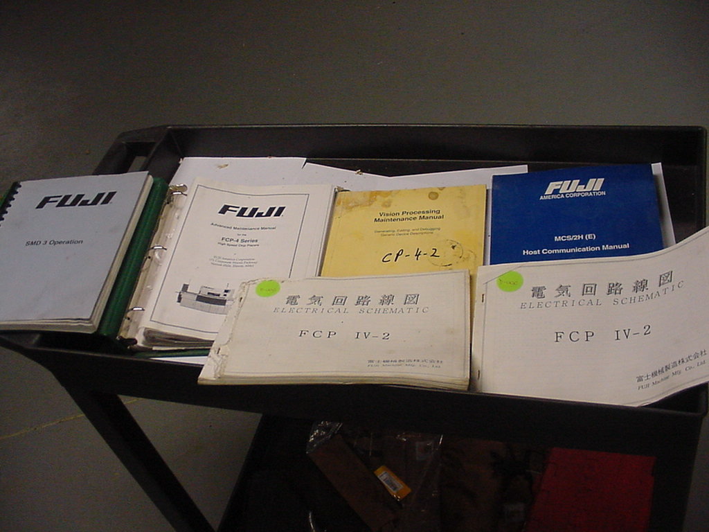 Fuji FCP-4 FCP IV-2 Chip Shooter Complete Manual Set Free Shipping!