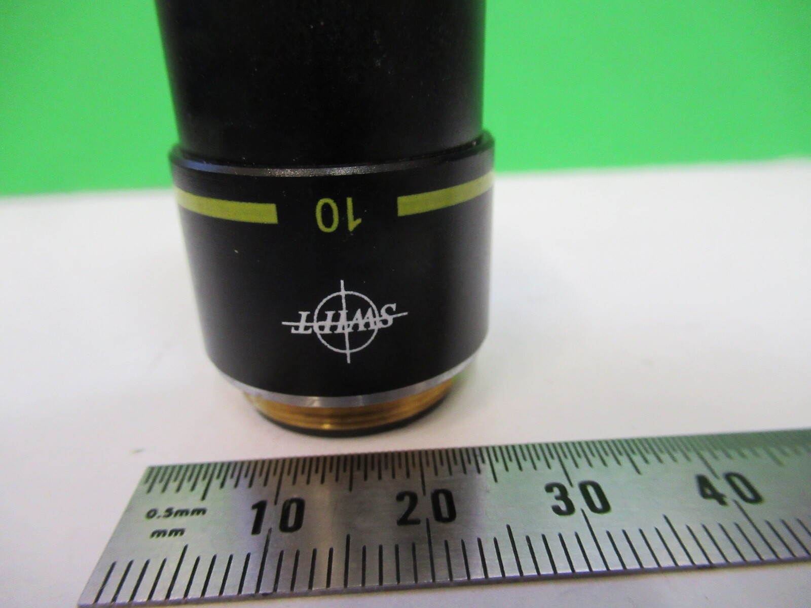 SWIFT 10X /160 SP LENS OBJECTIVE OPTICS MICROSCOPE PART AS PICTURED 8X-A-41