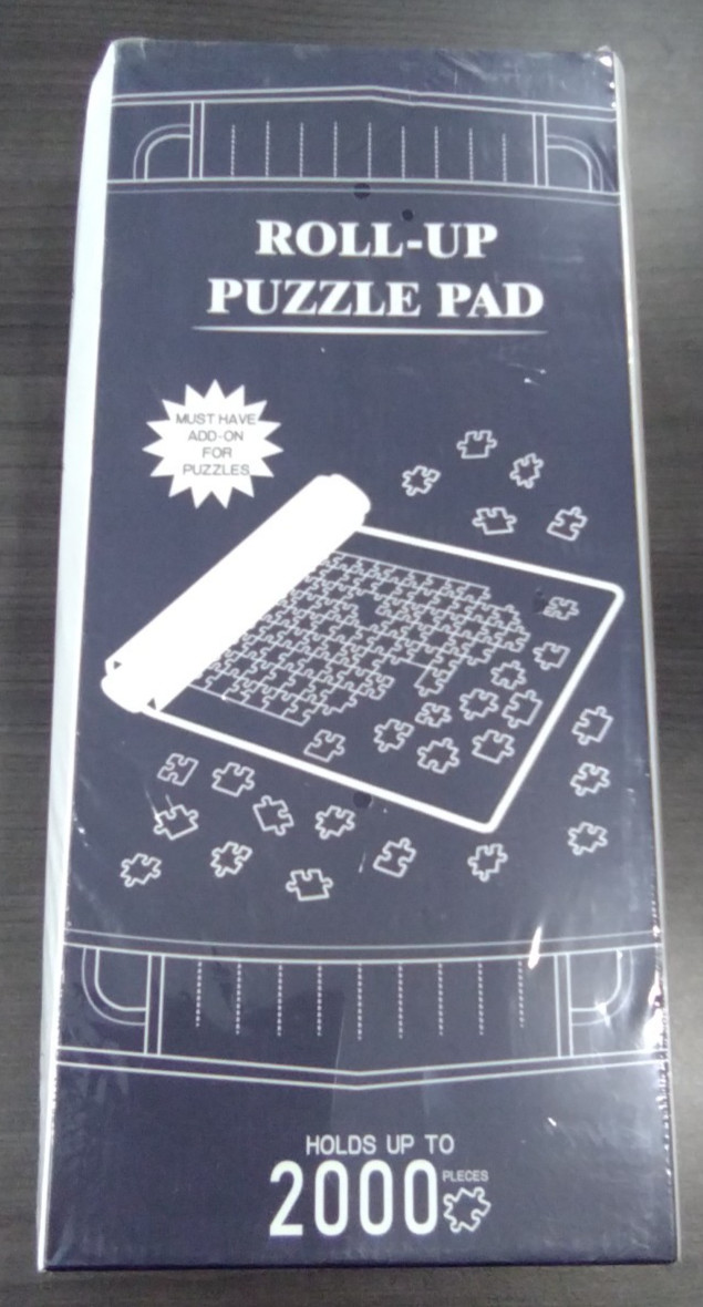 Jigsaw Puzzle Mat Roll Up 46” x 30 ” Saver Pad Portable Holds Up to 2000