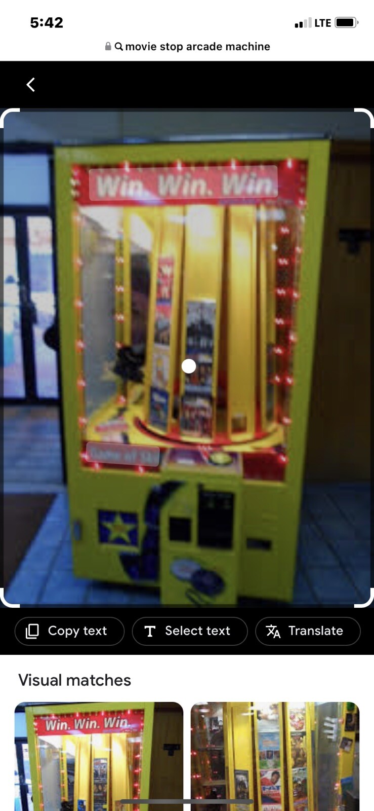 ****** Movie Stop Merchandiser Video Arcade Game ******