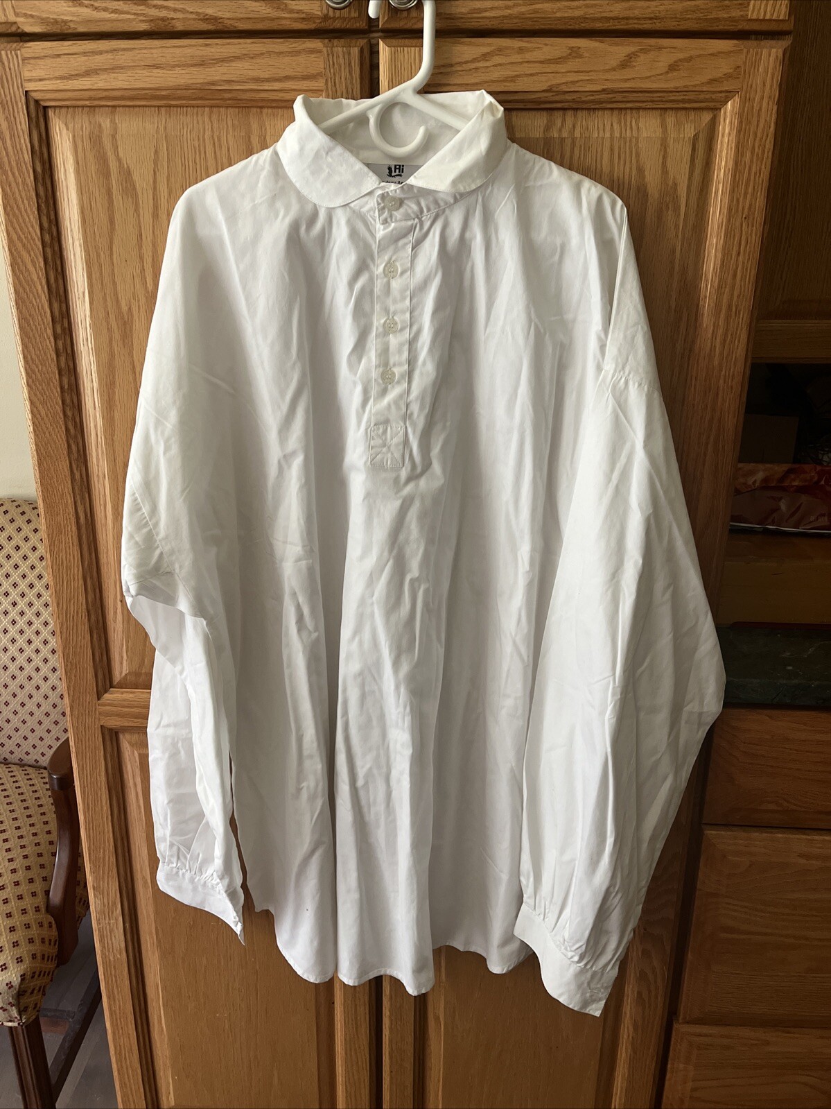 CIVIL WAR WESTERN INDIAN WARS FRONT LEGENDARY ARMS white, long sleeve button Xxl
