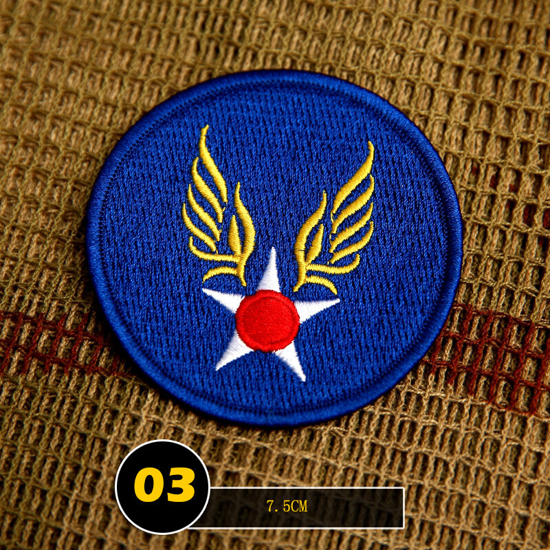 ww2 Us Usaf Emblem Air Force Badge Patch Insignia Military Army