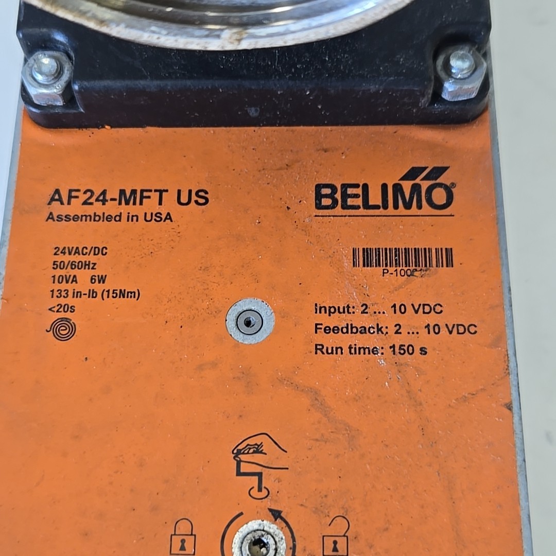 Belimo AF24-MFT US HVAC Electric Damper Actuator 24VDC Spring Return 150 S Run