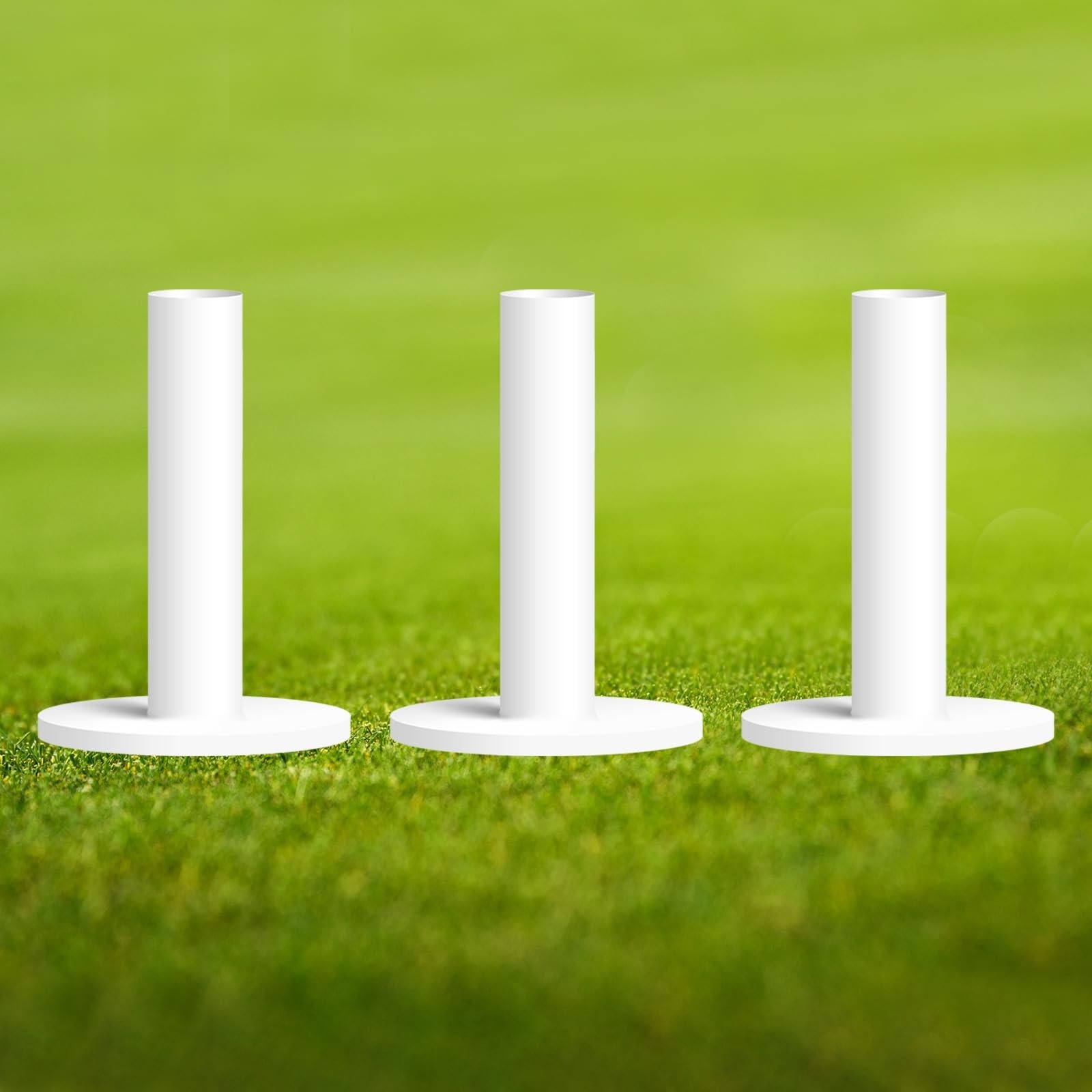 FINGER TEN Golf Rubber Tees for Practice Mat 3/4 Pack | Mat compatible rubber...