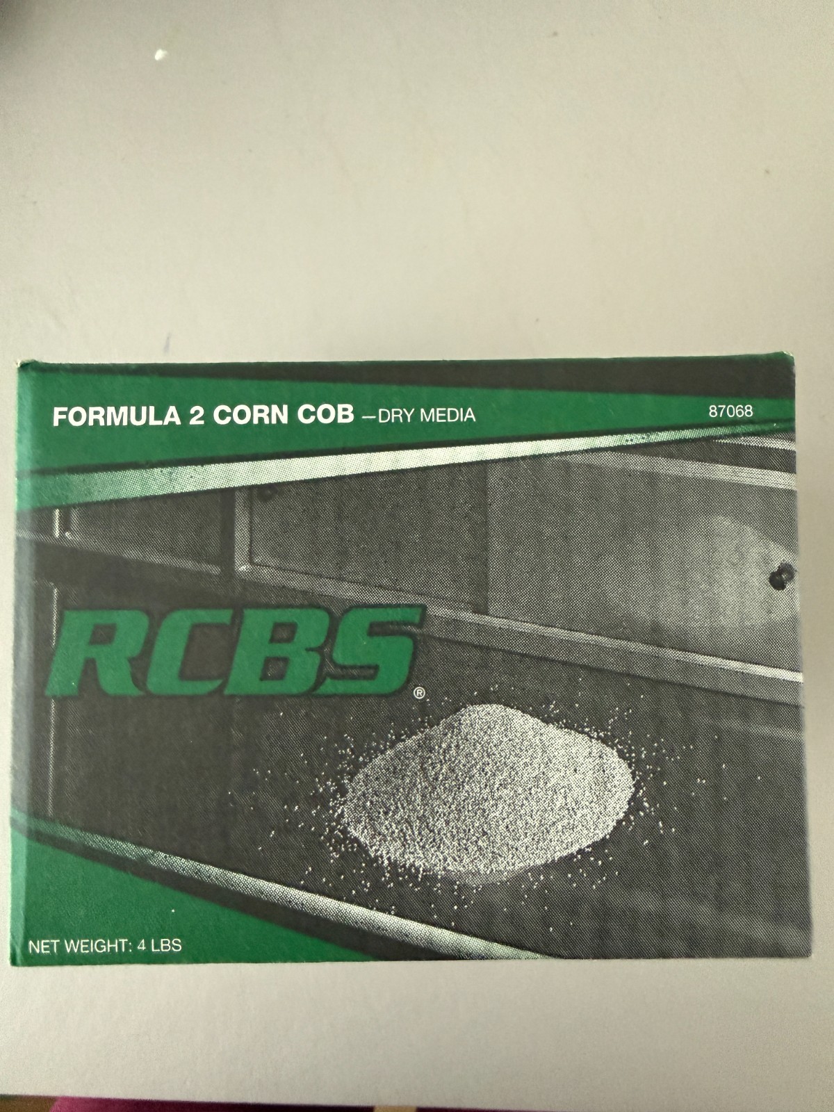 RCBS Formula 2 Corn Cob Dry Media 4 lbs Brass Polishing Tumbler Reloading 87068