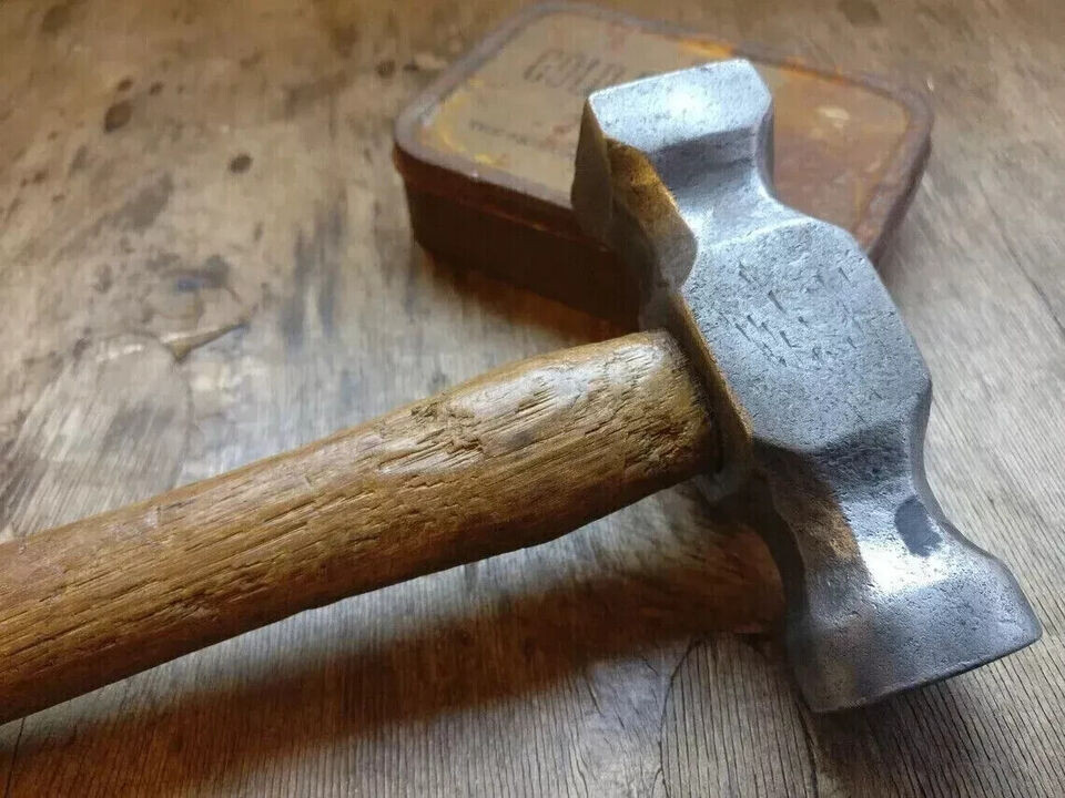 Vintage Blacksmiths rounding Hammer, Would make American Hammer Sledge 2.5lbs