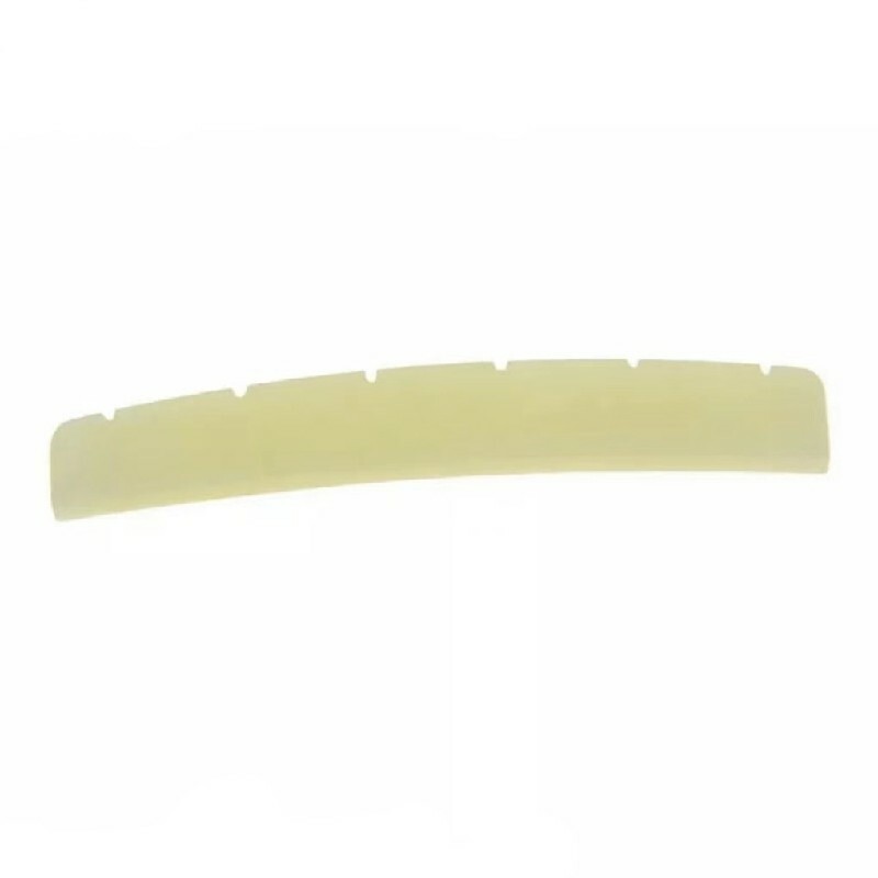 10pcs Unbleached Bone Radiused Bottom Nut for Fender Strat Tele Guitar 43mm ST