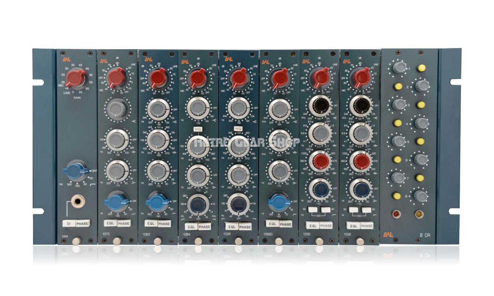 BAE 8CR 8 Channel Module Rack with PSU