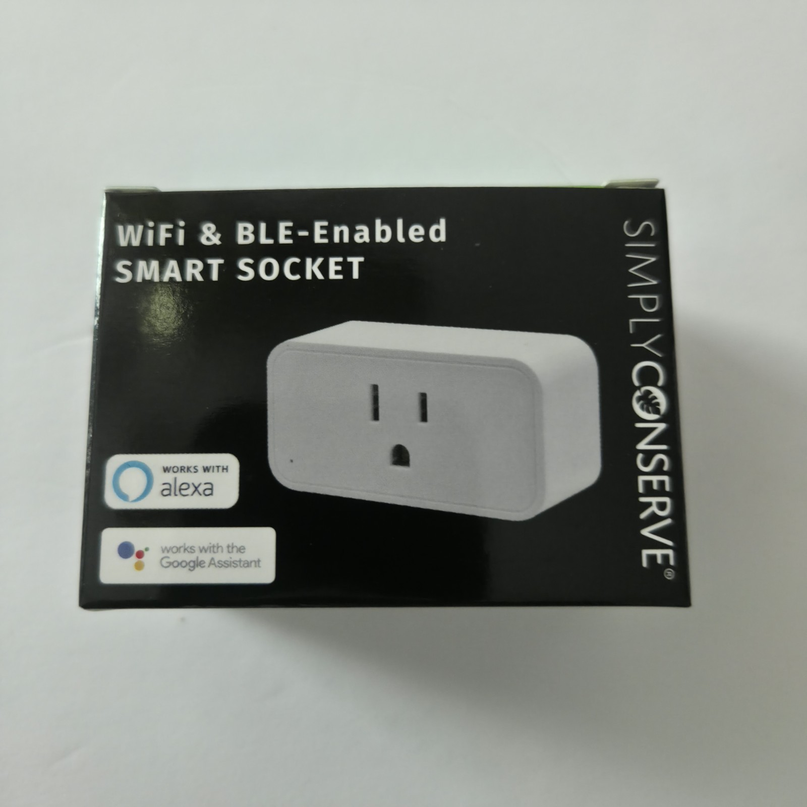 Simply Conserve Smart Socket Wi-Fi & BLE - Enabled Plug