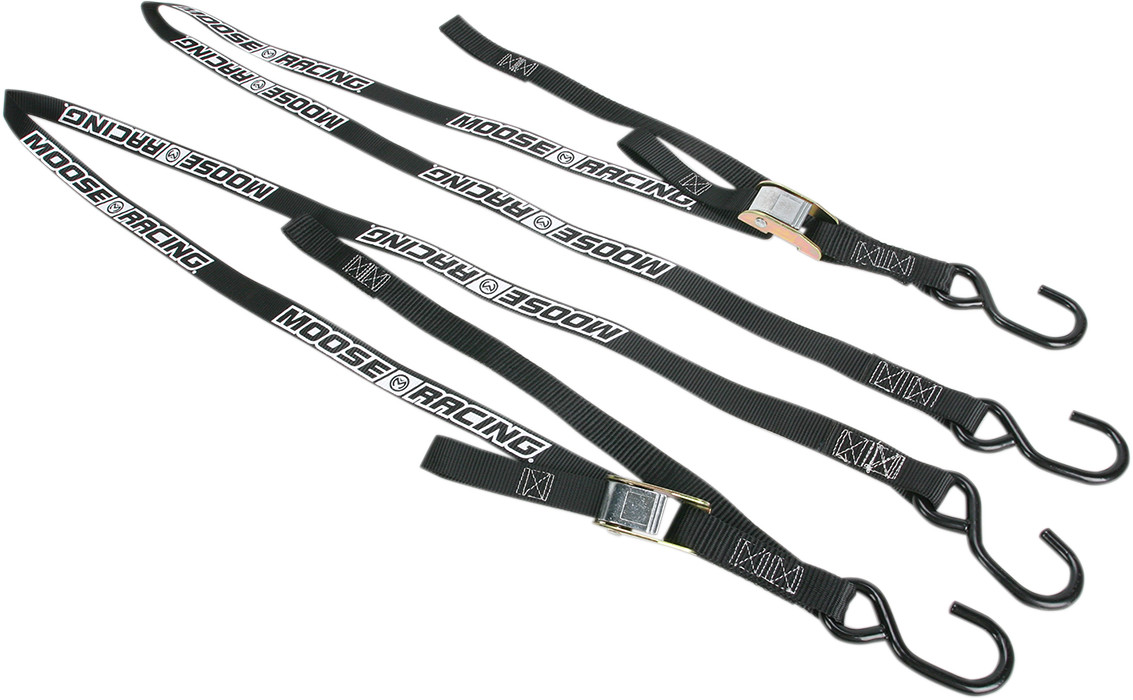 Moose Offroad Soft-Tie Tie-Downs - Black 3920-0302