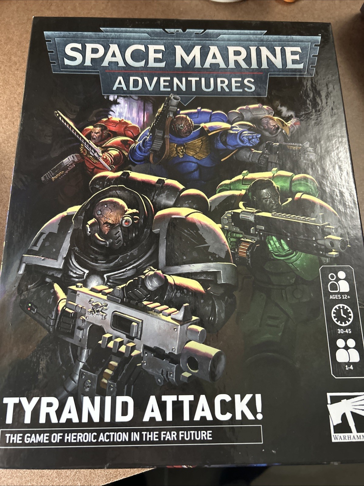 Space Marine Adventures Tyranid Attack! not played. no miniatures warhammer 40k