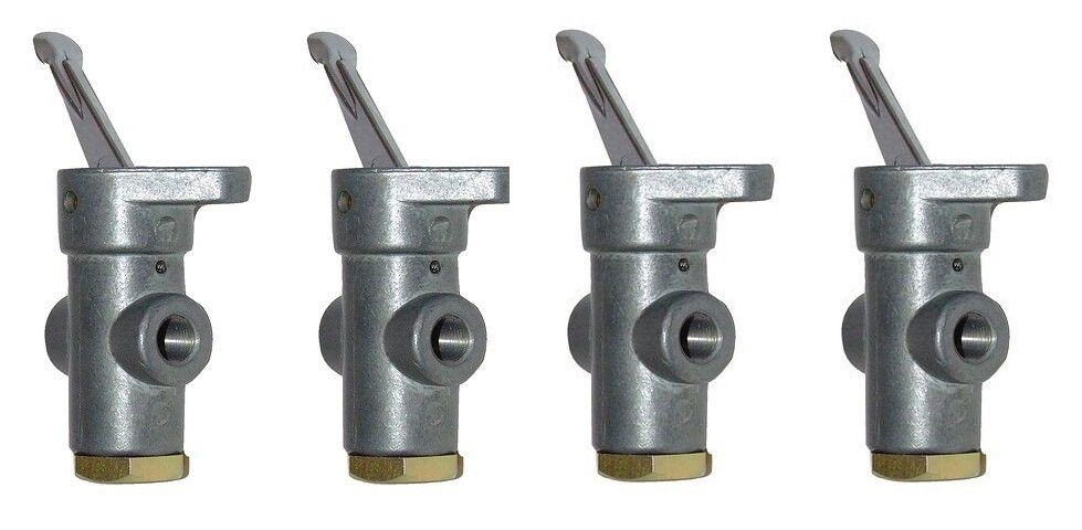Set of 4 TW-1 Lever Operated Control Valve Replaces Bendix 229635 229617 228729