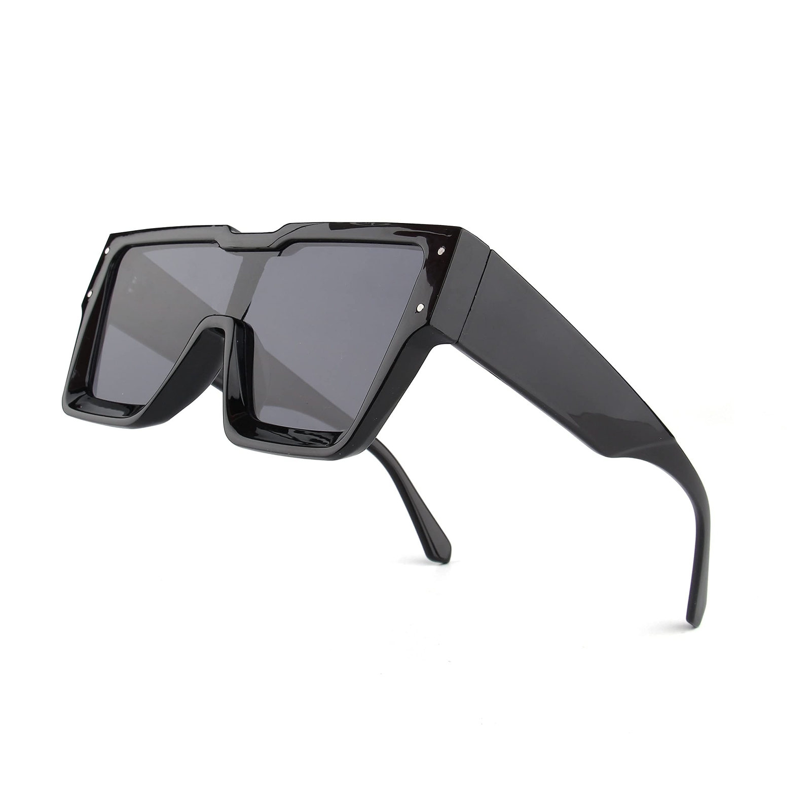 KENBO Oversized Sunglasses for Women Men Trendy Square Sun Glasses One Piece ...