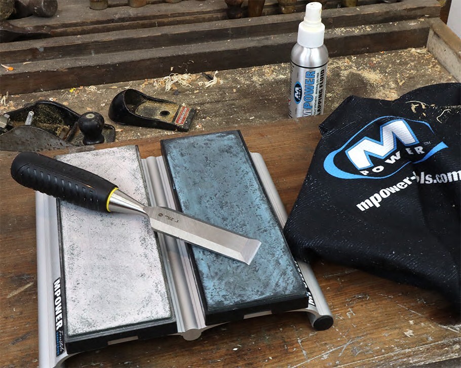 Double Diamond Sharpening Stone Set 300-600# Complete Sharpener Kit MPOWER SB2