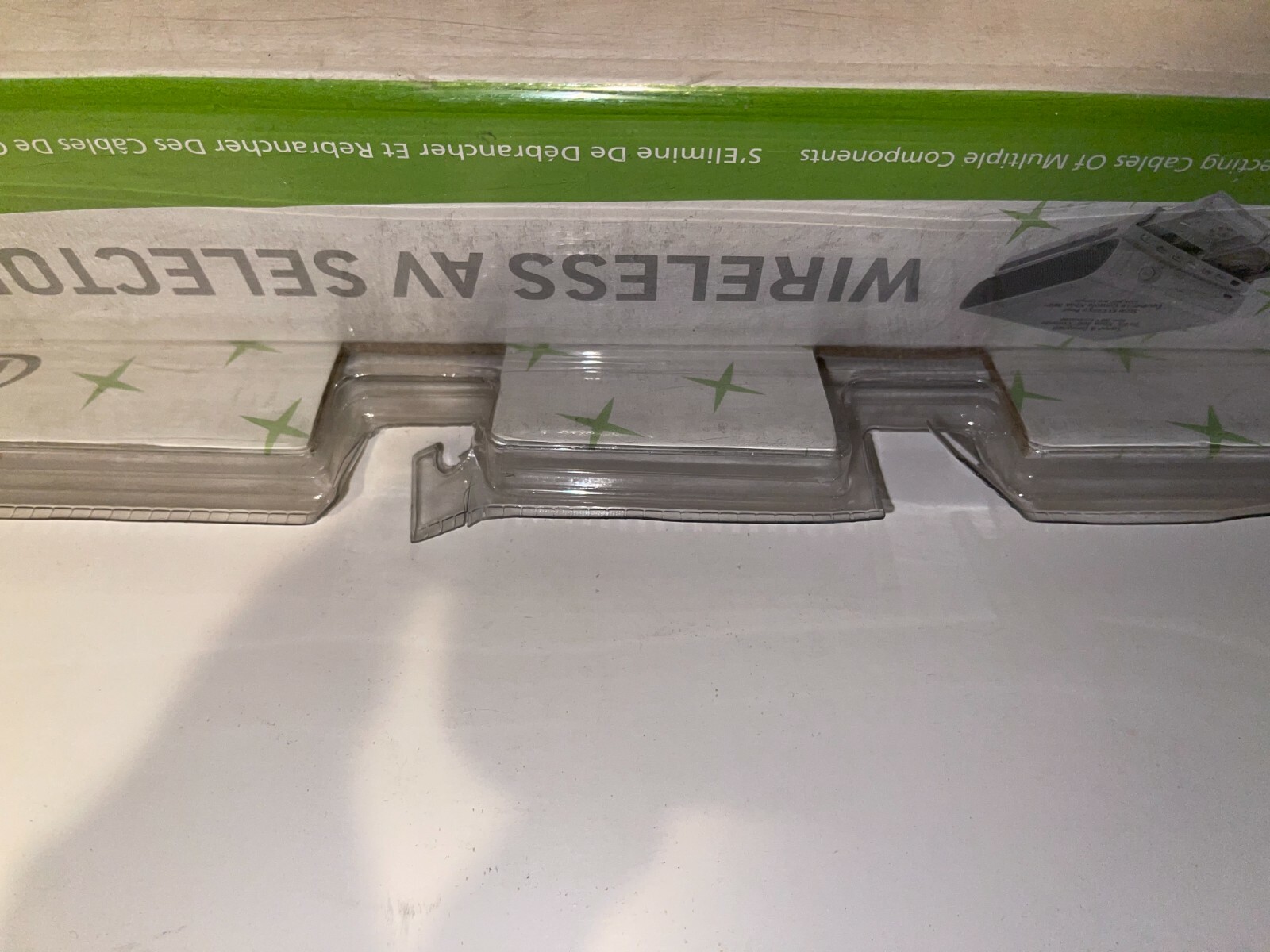 Intec wireless AV selector Xbox 360 Storage AV Switch 4 input component or RCA