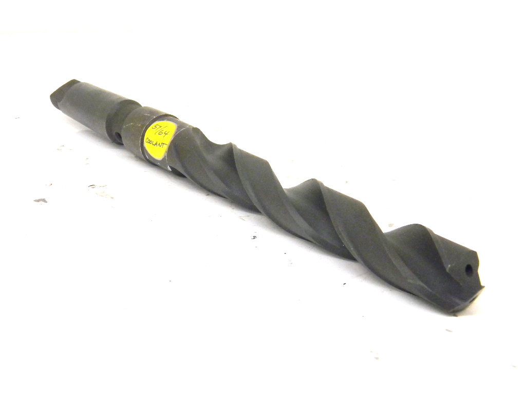 NEW SURPLUS WHALLEY 57/64" TAPER SHANK COOLANT DRILL .8906" #3MT (France)