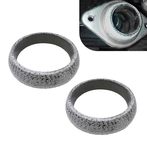 ID 60mm Exhaust Donut Gasket, 2.36 Inch Graphite Metal Flange Gasket 60MM