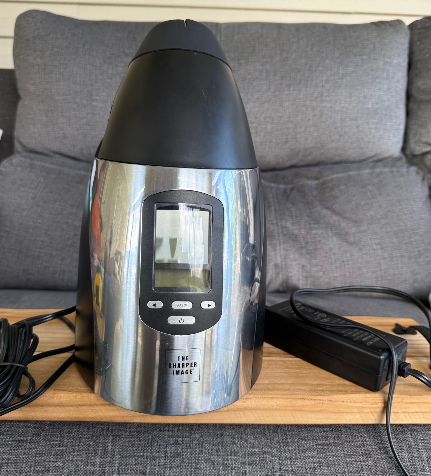Sharper Image Adjustable Temperature Control Wine Chiller, Used