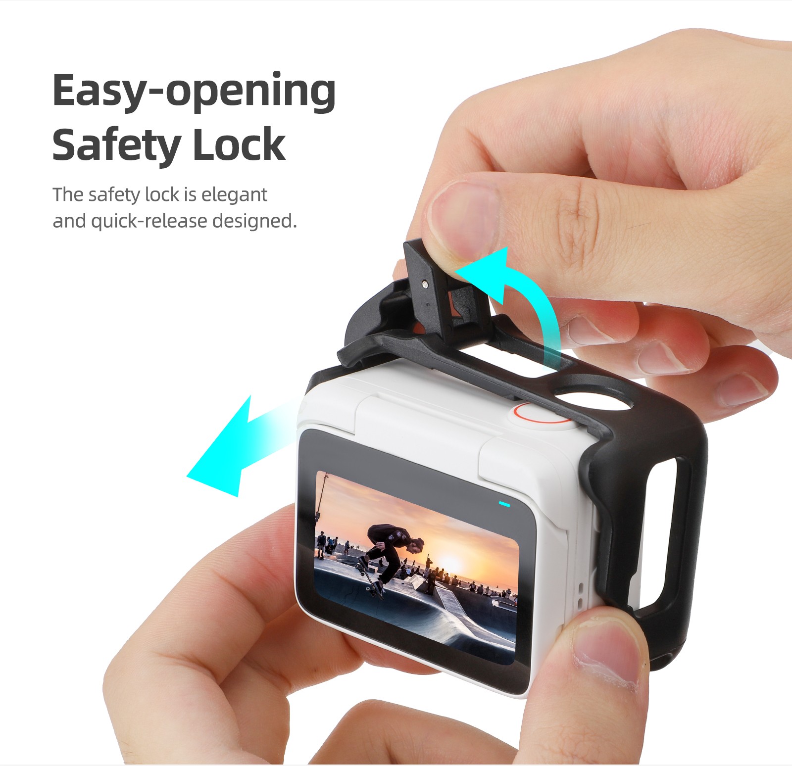For Insta360 GO 3 Camera Protective Frame Mount Cover Accessories Quick Release
