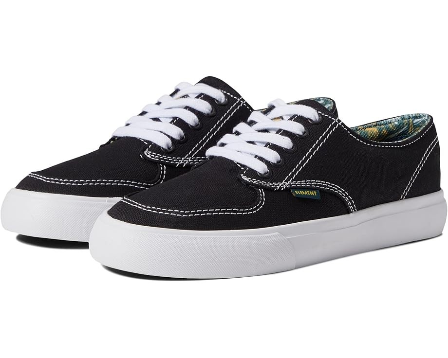 Element Topaz C3 Sneakers Kids 3.5 Black White Athletic Skateboard Shoes JOBB888