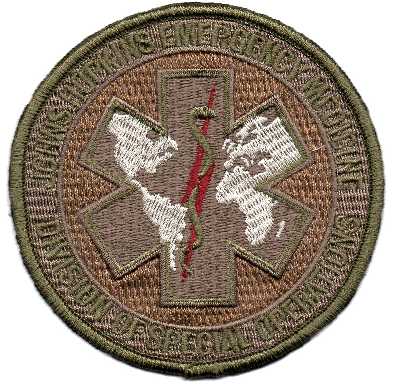 JOHNS HOPKINS EMERGENCY MEDICINE DIVISION OF SPECIAL OPERATIONS vêlkrö PATCH